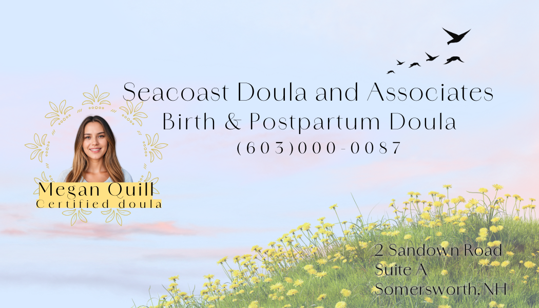 Seacoast Doula business card