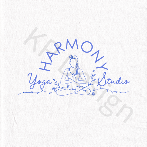 Harmony Yoga Studio logo sample
